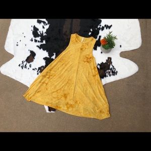 Textured yellow dress with pockets 🤩🤩